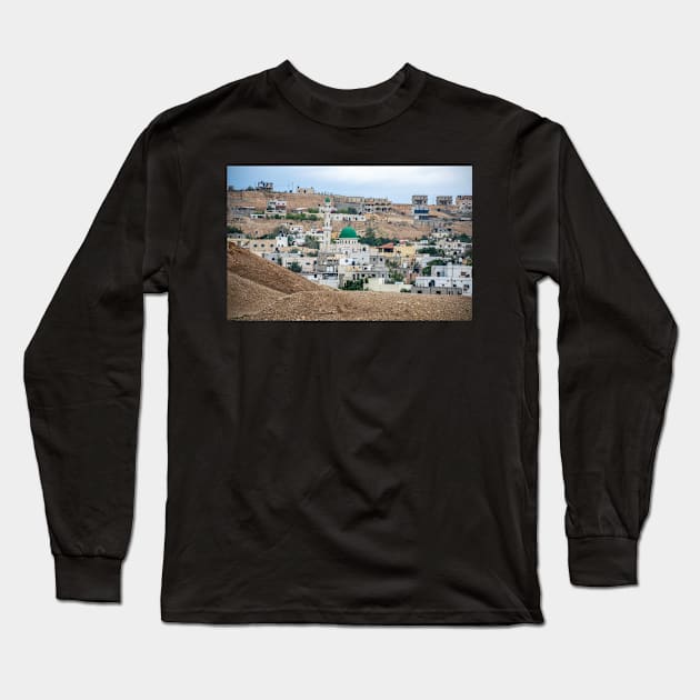 Jericho panoramic view Long Sleeve T-Shirt by TDArtShop